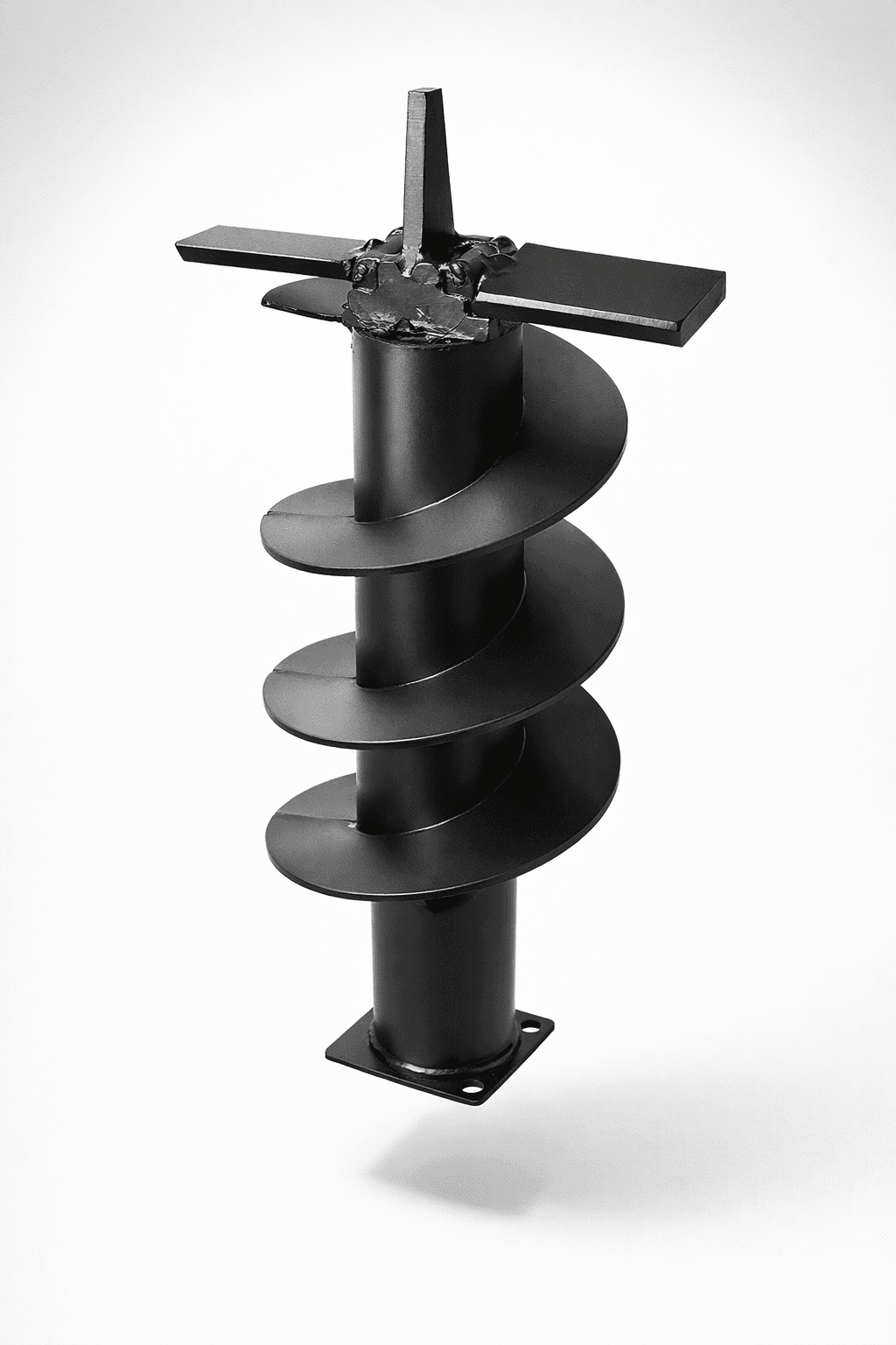Ślimak 145mm z wiertłem motylkowym składanym do rury 160mm na żerdzie 35x35mm. - obrazek 3