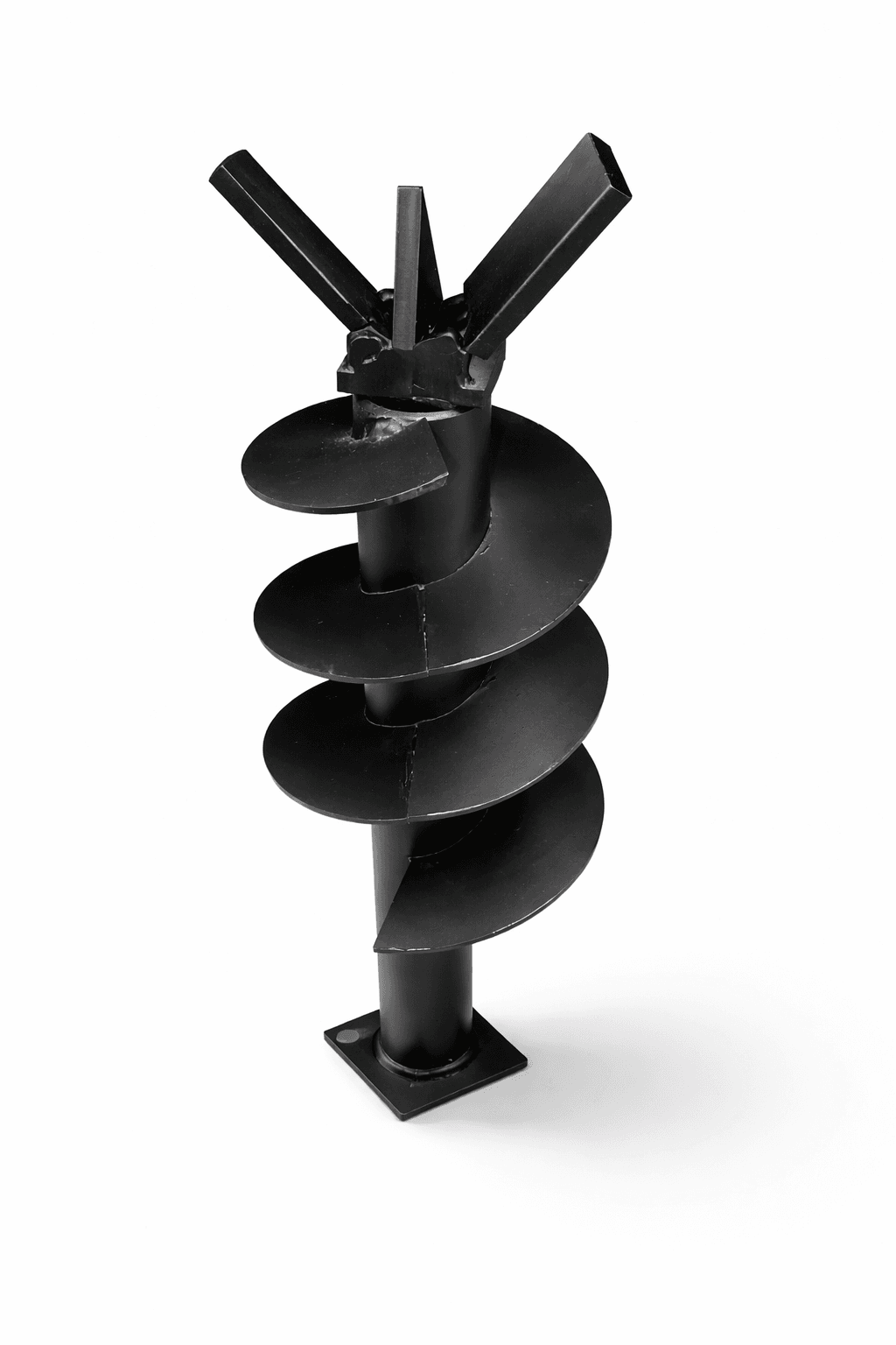 Ślimak 145mm z wiertłem motylkowym składanym do rury 160mm na żerdzie 30x30mm