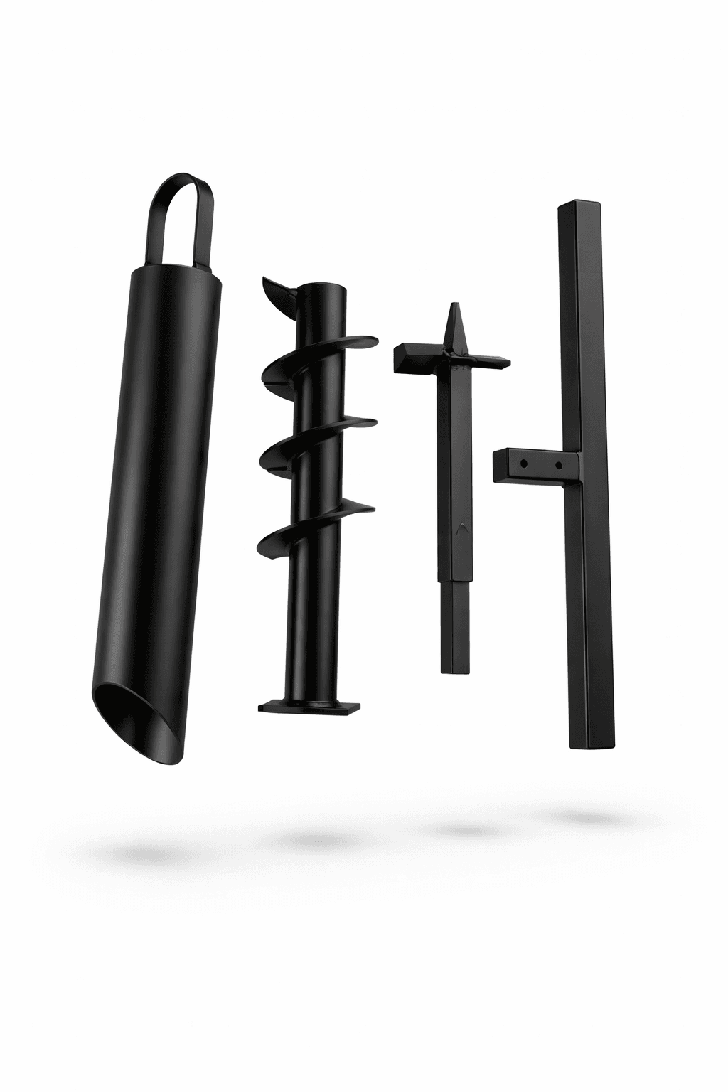 Wiertnica ręczna do studni – bez żerdzi, świder fi 125mm, szlamówka fi 90mm