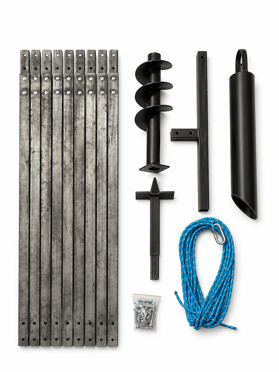 Wiertnica ręczna do studni 145mm+szlamówka 90mm. Zestaw pod rurę studzienną 110mm lub 125mm.