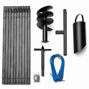 Wiertnica ręczna do studni 220mm+szlamówka 160mm. Zestaw pod rurę studzienną 200mm.
